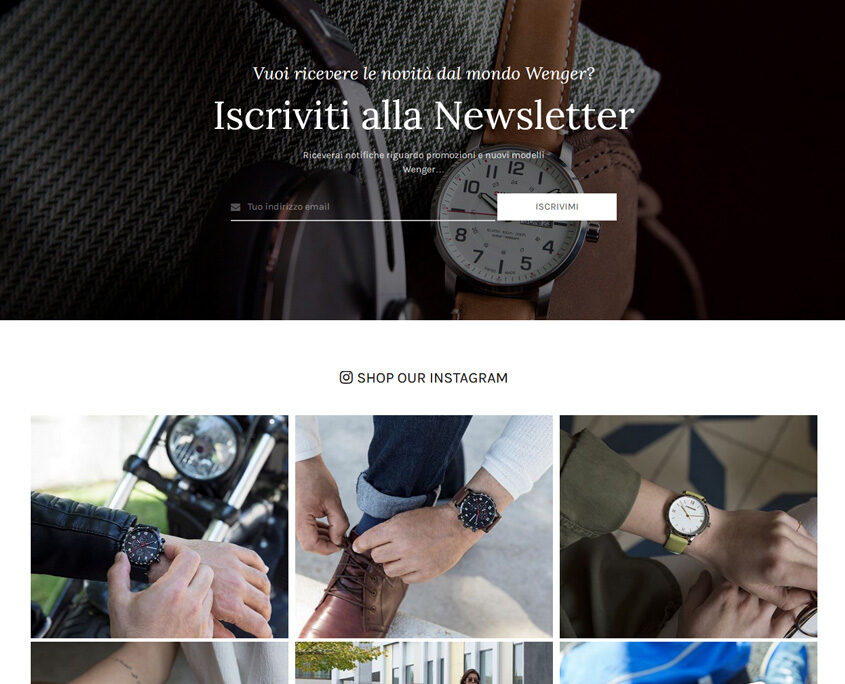 e-commerce Wenger Orologi (Victorinox)